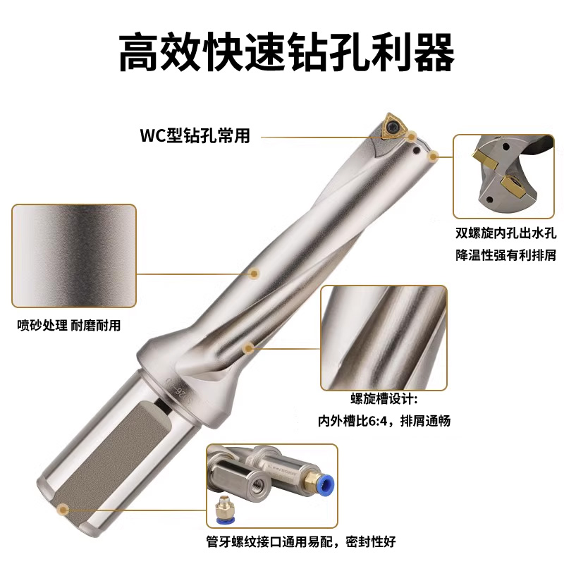 5倍徑41毫米噴水鉆